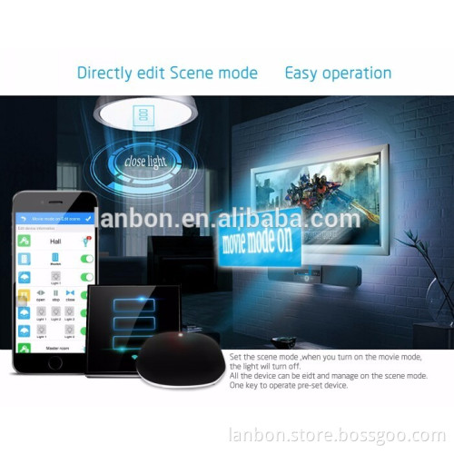 2016 New Android /Iphone Wireless WIFI touch light switches for home automation wall switch electric switch remote control